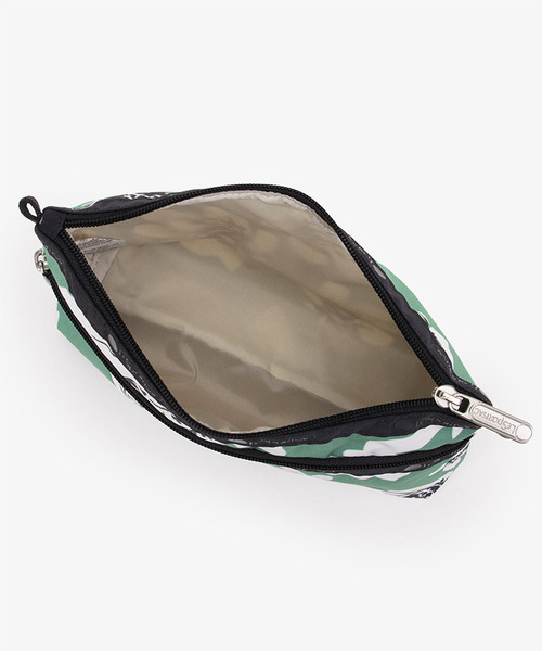 LeSportsac ポーチ COSMETIC CLUTCH トロピカルガーデングリーン