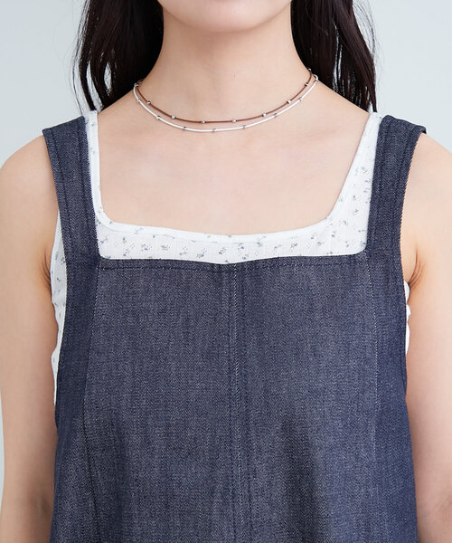 mystic ワンピース デニムミニジャンスカ : ZOZOTOWN Yahoo!店