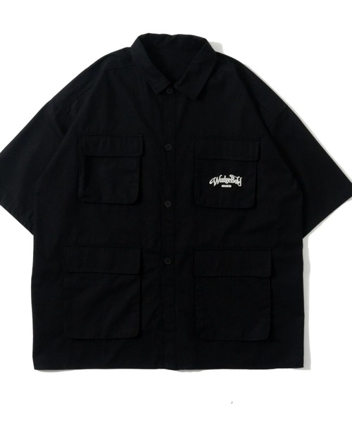 WudgeBoy 「WudgeBoy」 半袖シャツ LARGE カーキ レディース