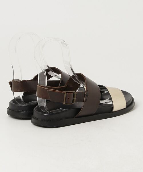 「CORSO ROMA，9」 フラットサンダル 36 ブラウン レディース_画像2
