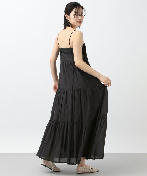 tシャツ 「natural by clip」コットンレーヨンティアードキャミワンピース レディース studio CLIP tシャツ 「natural by clip」コットンレーヨン