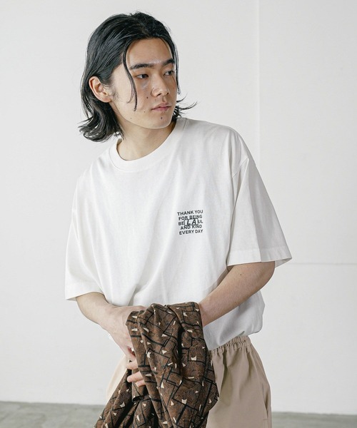 レタリング半袖Tシャツ WORKレタリング半袖Tシャツ | ファッション通販サイト NUGU