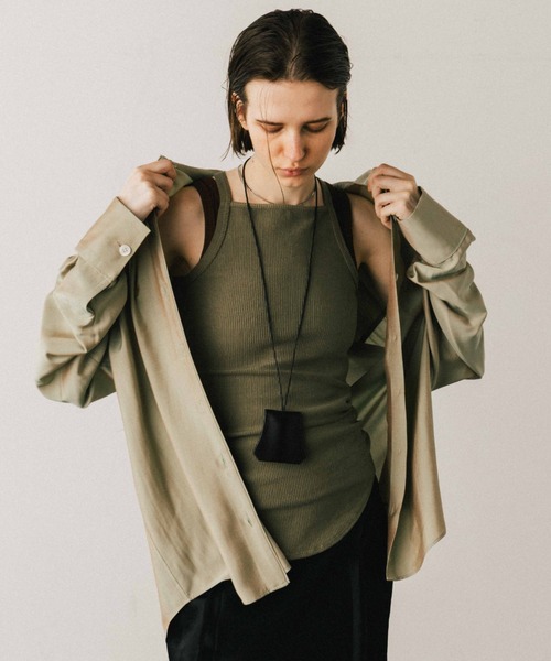 ブラウス シャツ SILKY SHIRT/シルキーシャツ レディース