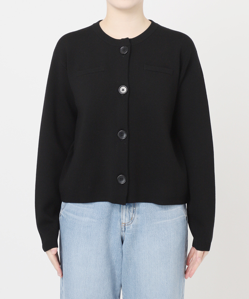 IENA（イエナ） カーディガン スーパーファインスムースクルー