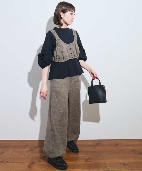 fig London（フィグロンドン） ブラウス シャツ ○classic LINEN