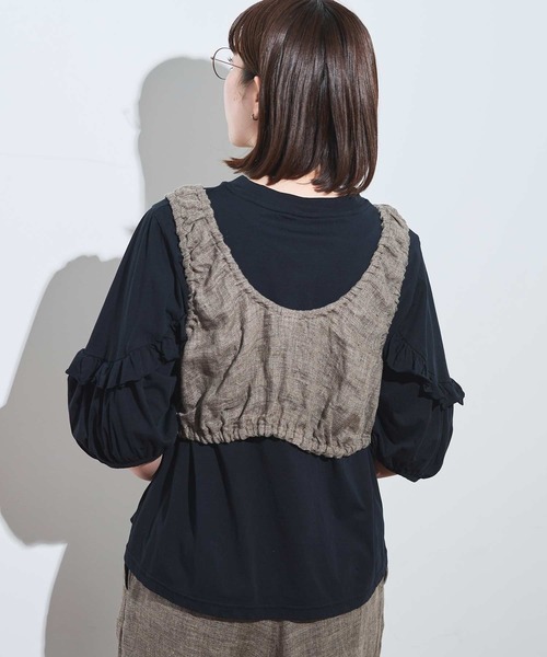 fig London（フィグロンドン） ブラウス シャツ ○classic LINEN