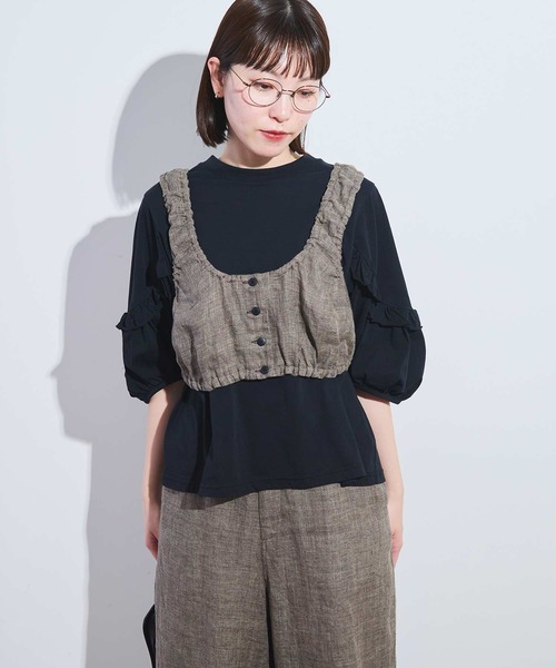 fig London（フィグロンドン） ブラウス シャツ ○classic LINEN
