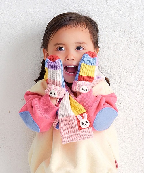 手袋 ローゲージミトン キッズ 子供 男の子 女の子