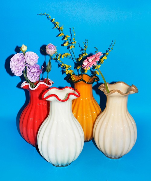 花瓶 Casselini HOME(キャセリーニ ホーム)ガラスフラワーベースAWの画像