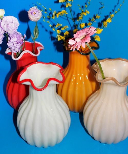 花瓶 Casselini HOME(キャセリーニ ホーム)ガラスフラワーベースAWの画像
