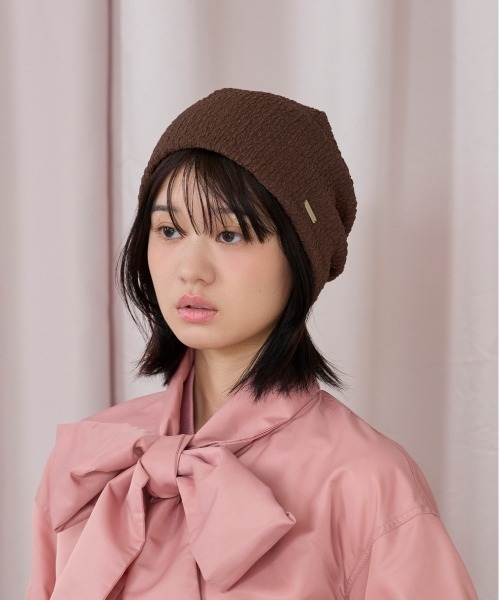 kaorinomori（カオリノモリ） ニット帽 ニットキャップ シュリンプ