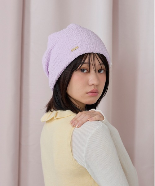 kaorinomori（カオリノモリ） ニット帽 ニットキャップ シュリンプ