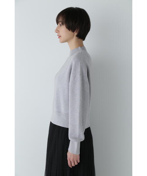 「human woman」 長袖ニット MEDIUM グレー レディース_画像5