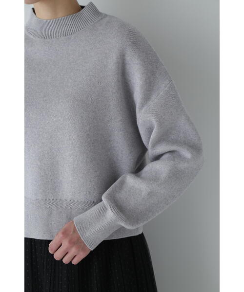 「human woman」 長袖ニット MEDIUM グレー レディース_画像8