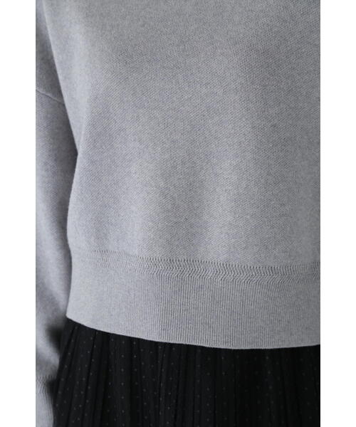 「human woman」 長袖ニット MEDIUM グレー レディース_画像9