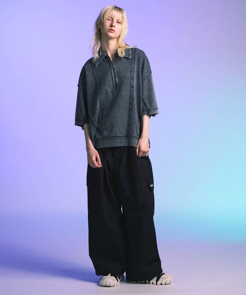 MAISON SPECIAL tシャツ 「UNISEX」Chemical Over-Dyed Inside