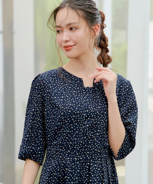 Tiaclasse ワンピース 五分袖柄ワンピース : ZOZOTOWN Yahoo!店 - 通販