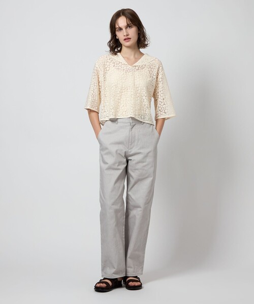 ブラウス シャツ 「Steven Alan」レース セーラーカラー ブラウス レディース STEVEN ALAN ブラウス シャツ 「Steven Alan」レース セーラー