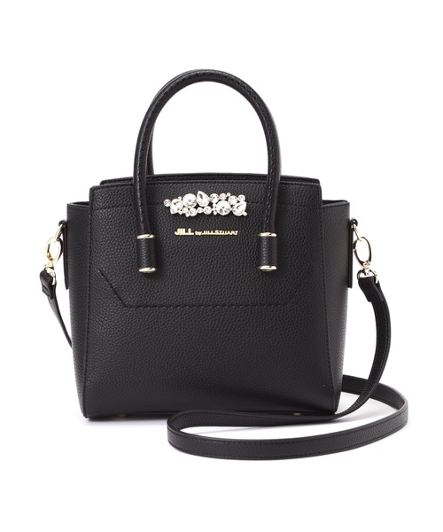 JILLSTUART ビジューロイヤルトート ブラック ♡ JILL by STUART トートバッグ ビジューロイヤルミニ レディース