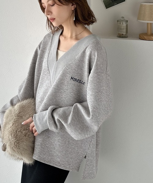 classicalelf（クラシカルエルフ） トレーナー スウェット 抜け感と