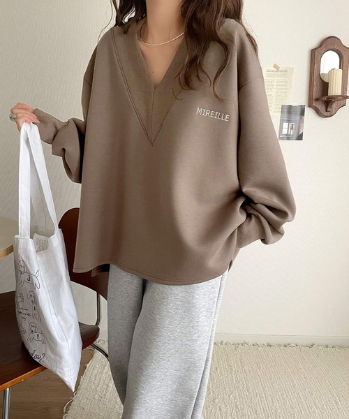 classicalelf（クラシカルエルフ） トレーナー スウェット 抜け感と