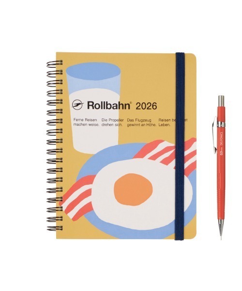 Rollbahn 手帳 「2026年版／2025年10月始まり手帳」ロルバーン