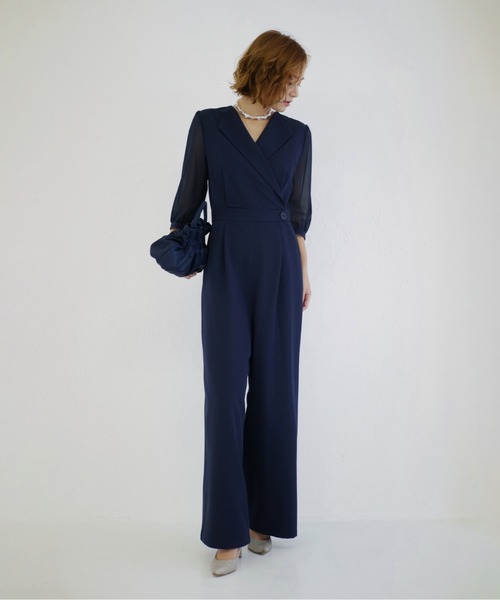 ★美品★ My shawty パンツドレス オールインワン 結婚式 オケージョン My shawty パンツドレス lady jump suit : ZOZOTOWN Yahoo!店
