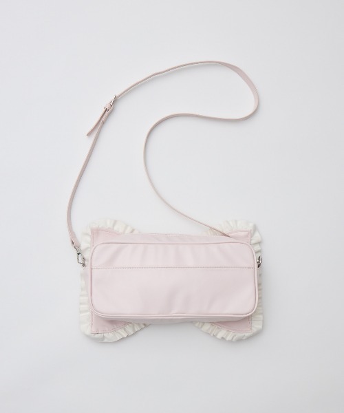 Fiorforte ショルダーバッグ バッグ Ribbon frill shoulder bag