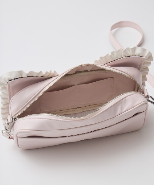 Fiorforte ショルダーバッグ バッグ Ribbon frill shoulder bag