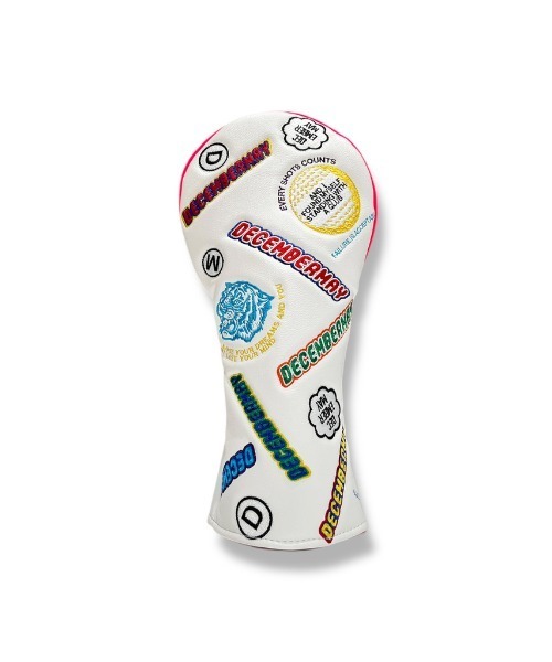 ゴルフ Embroidery head cover for fairway wood メンズ レディース