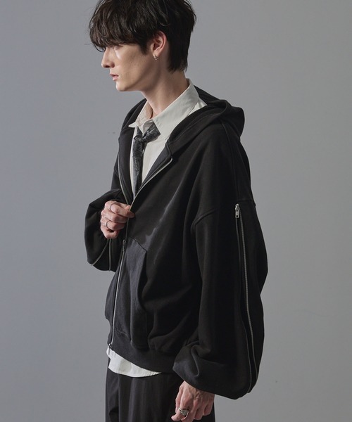 Ado フーディー Ada. ブルゾン アウター 中綿ダウン モンスターパーカー レディース