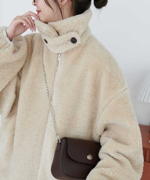 Discoat（ディスコート） ブルゾン FREE アイボリー レディース