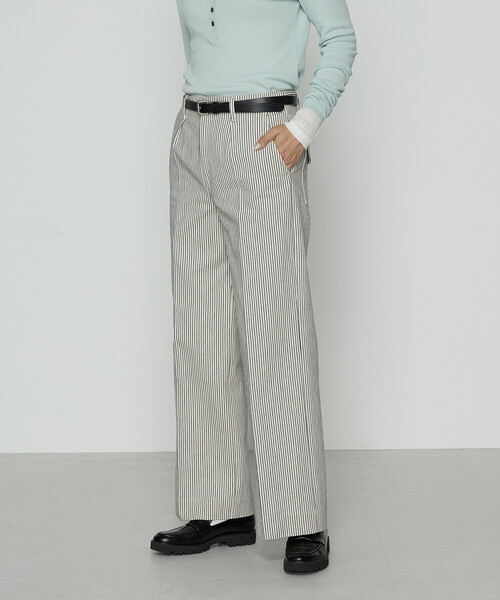 コムサワードローブ（COMME CA Wardrobe）/ヒッコリーストライプ パンツ COMME CA Wardrobe パンツ ヒッコリーストライプ パンツ レディース