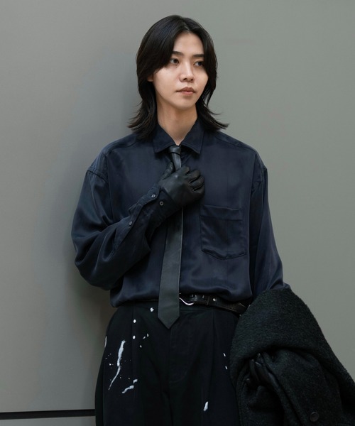 soerte ネクタイ Refined Sheep Leather Tie / シープレザーネクタイ