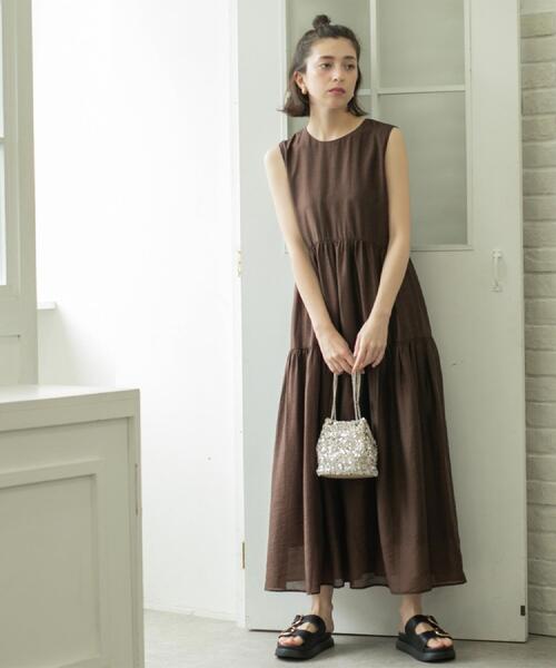 OPAQUE.CLIP（オペークドットクリップ） ノースリーブワンピース 38