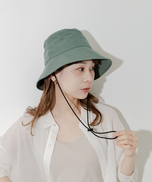 「SMELLY」 ハット - ブラック レディース_画像5