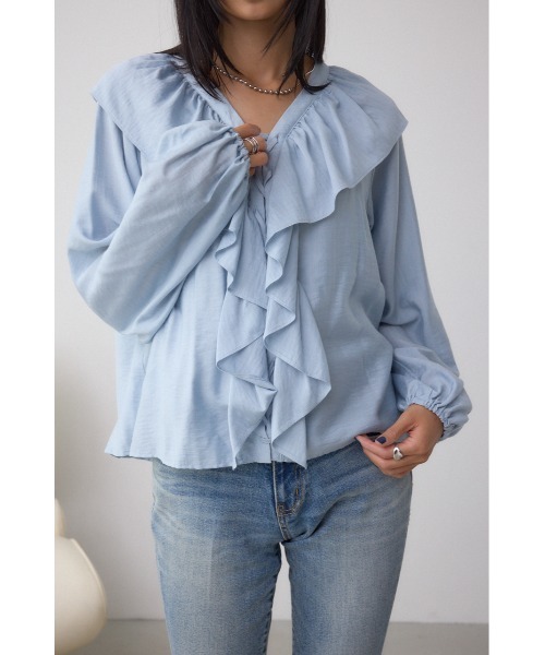 AZUL BY MOUSSY（アズールバイマウジー） ブラウス シャツ 「着丈