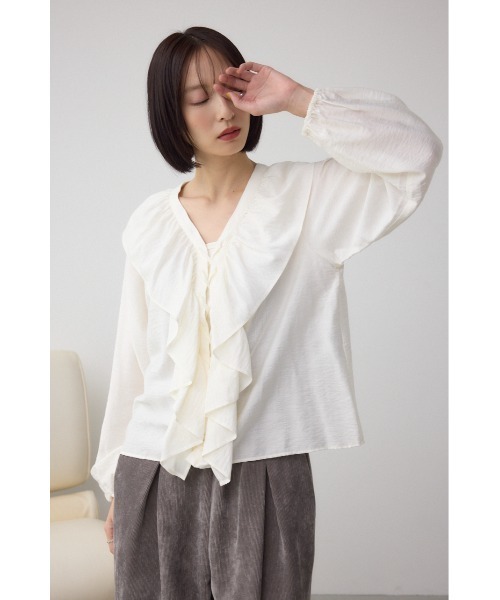 AZUL BY MOUSSY（アズールバイマウジー） ブラウス シャツ 「着丈