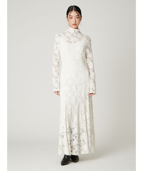 FRAY I.D（フレイ・アイディー） ワンピース フラワーストレッチレース