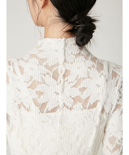 新品未使用タグ付きFRAY I.D フラワーストレッチレースワンピース サイズ1 フラワーストレッチレースワンピース（ワンピース）｜FRAY I.D（フレイ