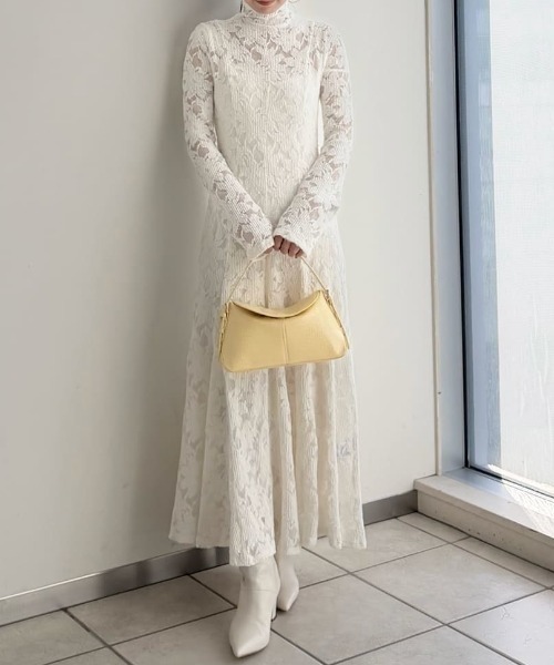 FRAY I.D（フレイ・アイディー） ワンピース フラワーストレッチレース