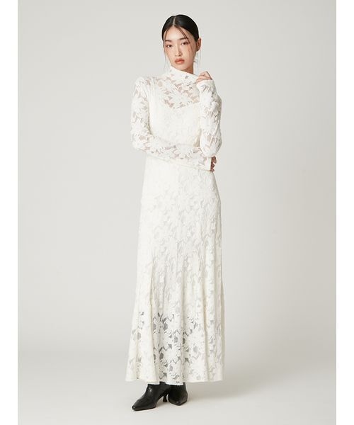 FRAY I.D（フレイ・アイディー） ワンピース フラワーストレッチレース