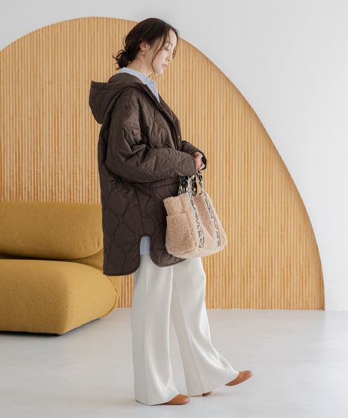 Elura（エルーラ） トートバッグ ボアリバーシブルトートM/601053