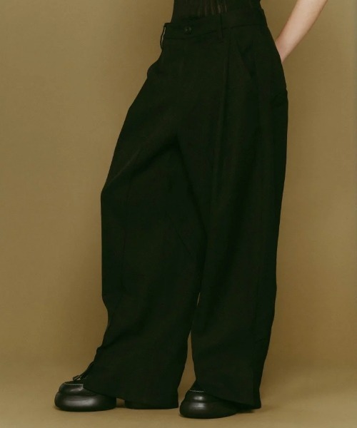 Knuth Marf（クヌースマーフ） パンツ Knuth Marf front slit pants