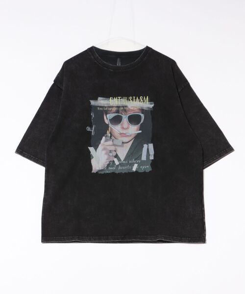 「Revo.」 「HALHAM」半袖Tシャツ X-LARGE ブラック メンズ_画像6