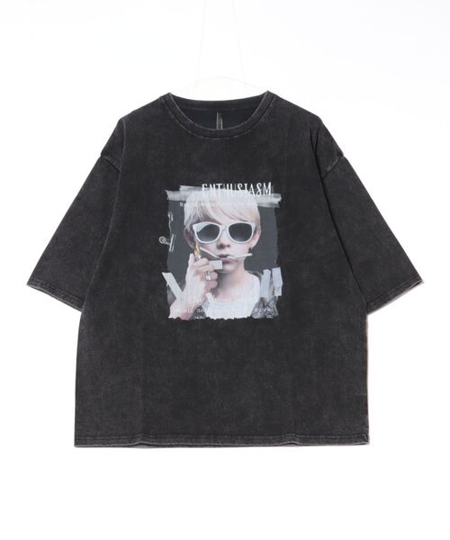 「Revo.」 「HALHAM」半袖Tシャツ X-LARGE ブラック メンズ_画像7