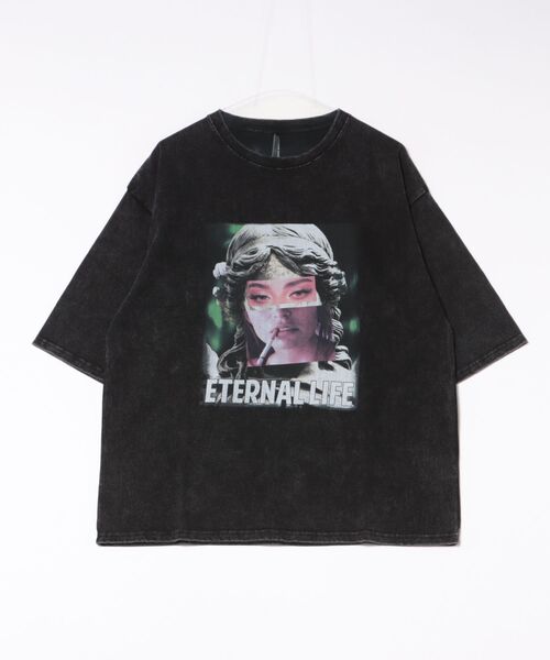 「Revo.」 「HALHAM」半袖Tシャツ X-LARGE ブラック メンズ_画像8