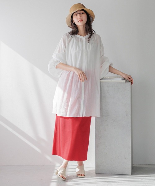 「LOWRYS FARM」 タイトスカート FREE グレー レディース_画像7