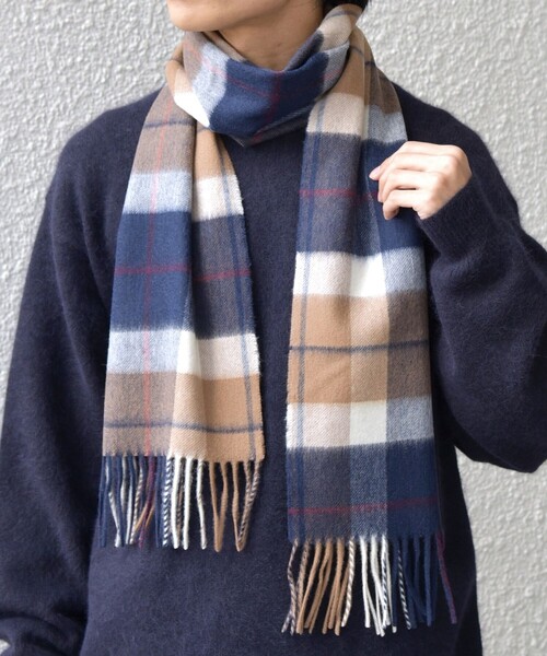 SHIPS any マフラー any: ウール/カシミヤ チェック メンズ : ZOZOTOWN