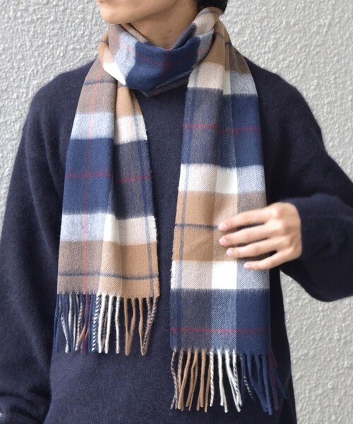 SHIPS any マフラー any: ウール/カシミヤ チェック メンズ : ZOZOTOWN